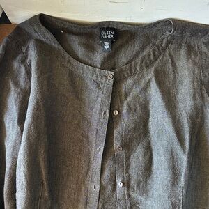 Eileen Fisher Women's Dark Brown Blazer